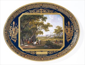 Manufacture de Sèvres, Tray from the Imperial hunt drink set