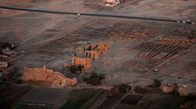 Ramesseum, vue aérienne