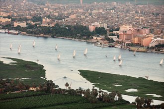 Vie quotidienne au bord du Nil