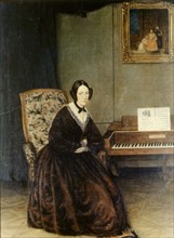 Portrait of Mrs Allotte de la Faye, Jules Verne's mother
