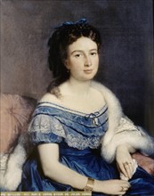 Portrait of Madame Guillon, born as Marie Verne, Jules Verne's sister