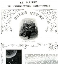 French novelist Jules Verne and his wife