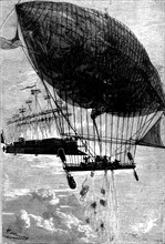 Jules Verne, "Robur le Conquérant", illustration