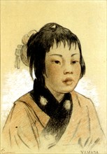 Portrait of a woman from the Yamada people