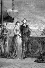 Jules Verne, 'Around the World in Eighty Days', Illustration by Benett