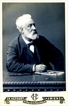 Portrait of French novelist Jules Verne