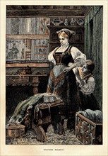 Illustration in 'Un billet de loterie'