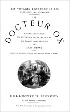Jules Verne, "Le docteur Ox" (page de garde)