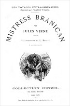 Jules Verne, "Mistress Branican" (page de garde)