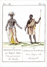 A person from Judea, A black man from Senegal (1816)