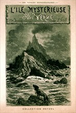 Jules Verne, "L'île mystérieuse", couverture