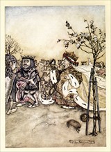 Alice au pays des merveilles, illustration d'Arthur Rackham