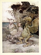 Alice au pays des merveilles, illustration d'Arthur Rackham