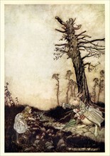 Alice in Wonderland, illustration by Arthur Rackham