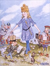 Alice in Wonderland, illustration by Charles Folkard