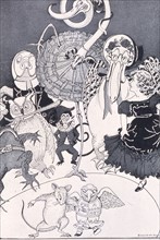 Alice au pays des merveilles, illustration de Blanche Mac Manus