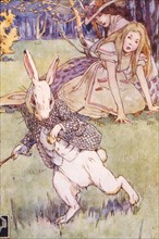 Alice in Wonderland, illustration by Alice Woodward
