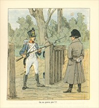 Obéissance des troupes de Napoléon Ier