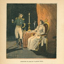 Arrestation du Pape Pie VII en 1809