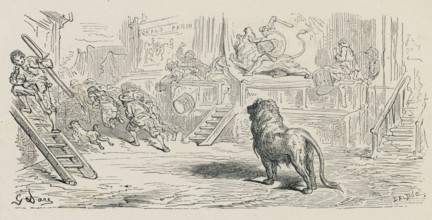 Le Lion abattu par l'Homme