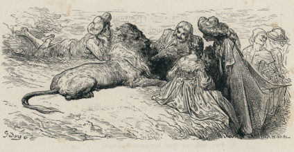 Fable "Le Lion amoureux"