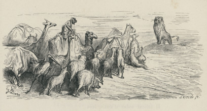 Fable "Tribut envoyé par les animaux à Alexandre"