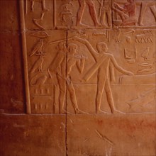 Mastaba of Kagemni, fording a river