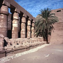 Karnak, Temple of Amon-Ra, 1st courtyard