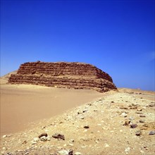 Saqqarah, Mastaba Faraoun, tombeau du roi Shepseskaf