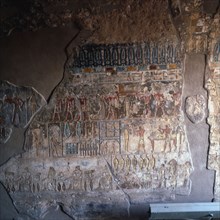 El Kab, tombe de Pahéri,  ensemble des rites funéraires pratiqués lors de la mise au tombeau