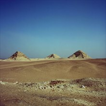 Pyramides d’Abousir entre Gizeh et Saqqarah