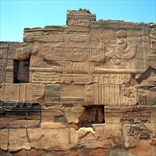 Gournah, Temple de Sethi Ier, sanctuaire de la barque d'Amon, la barque d'Amon