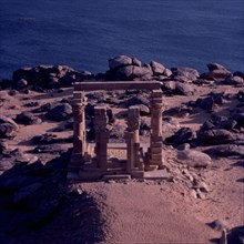 Assouan, Kalabsha, Temple de Kartassi : kiosque reconstruit