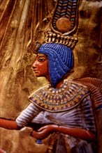Tomb of Tutankhamon: detail of the throne