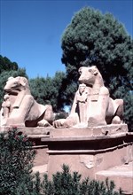 Karnak, Ram-headed sphinx