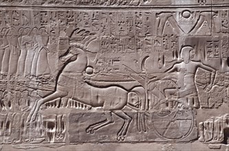 Karnak, mur extérieur de la salle hypostyle, Bataille de Kadesh