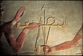 Abydos, Offering of the king and the god