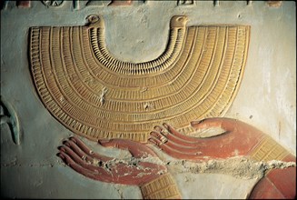Abydos, Great golden necklace, symbol of the Ennead