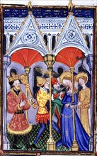 Manuscrit des Heures de Rohan-Montauban : Sainte Apolline et son martyr