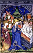 Manuscrit des Heures de Rohan-Montauban : la Présentation au Temple
