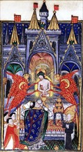 Manuscrit des Heures de Rohan-Montauban : la Messe de saint-Grégoire