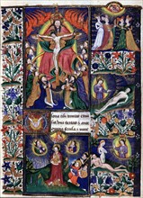 Manuscrit des Heures de Rohan-Montauban : la Trinité