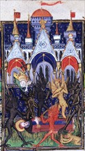 Manuscript of the Rohan-Montauban Hours: the 
martyrdom of Saint Anthony