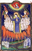 Manuscrit des Heures de Rohan-Montauban : l'Ascension du Christ