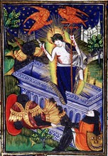 Manuscrit des Heures de Rohan-Montauban : La  Résurrection du Christ
