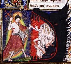 Manuscript of the Hours of Rohan-Montauban : The Descent into Hell
