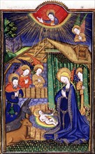 Manuscript of the Hours of Rohan-Montauban : The Nativity