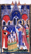 Manuscript of the Rohan-Montauban Hours: the life of Saint Nicholas