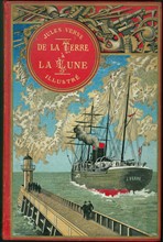 Jules Verne, "De la Terre à la Lune", couverture