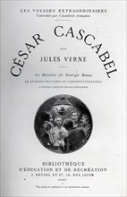 Jules Verne, "César Cascabel", page de garde
